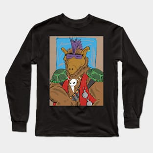 Alf x TMNT crossover parody Long Sleeve T-Shirt